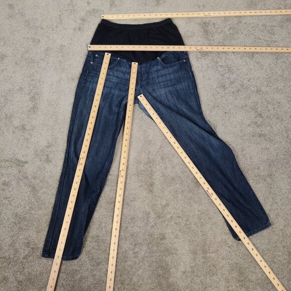 James Jeans Women's Maternity Jeans Size 32 Dark Blue Cotton With Stretch Casual - Picture 6 of 12